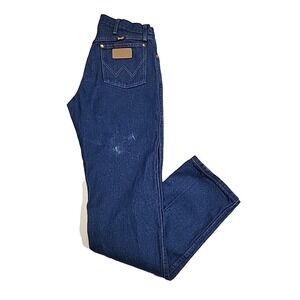Vintage Wrangler 13MWZ Straight Pro Rodeo Denim Western Cowboy Jeans Men 30x36